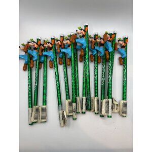 Vintage Applause Metallic Pencil With Goofy Topper Unsharpened Disneyana 90s‎